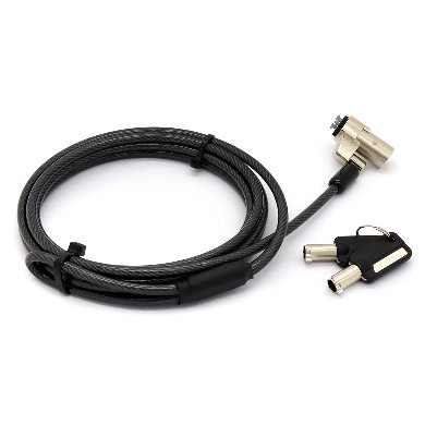 Candado de llave - (NANOSAVER ), P/Portátiles, Acero, Negro, BROBOTIX 6001639 Candado de llave - (NANOSAVER ), P/Portátiles, Acero, Negro, BROBOTIX 6001639